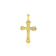 Bids.com 14k Yellow Gold Black Onyx Cross Pendant Pendants White Smoke Yellow Gold