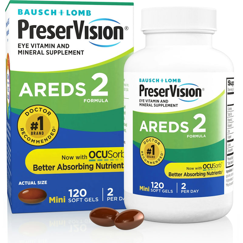 PreserVision PreserVision Eye Vitamin & Mineral Supplement Areds 2 Formula Vitamins & Supplements White Smoke