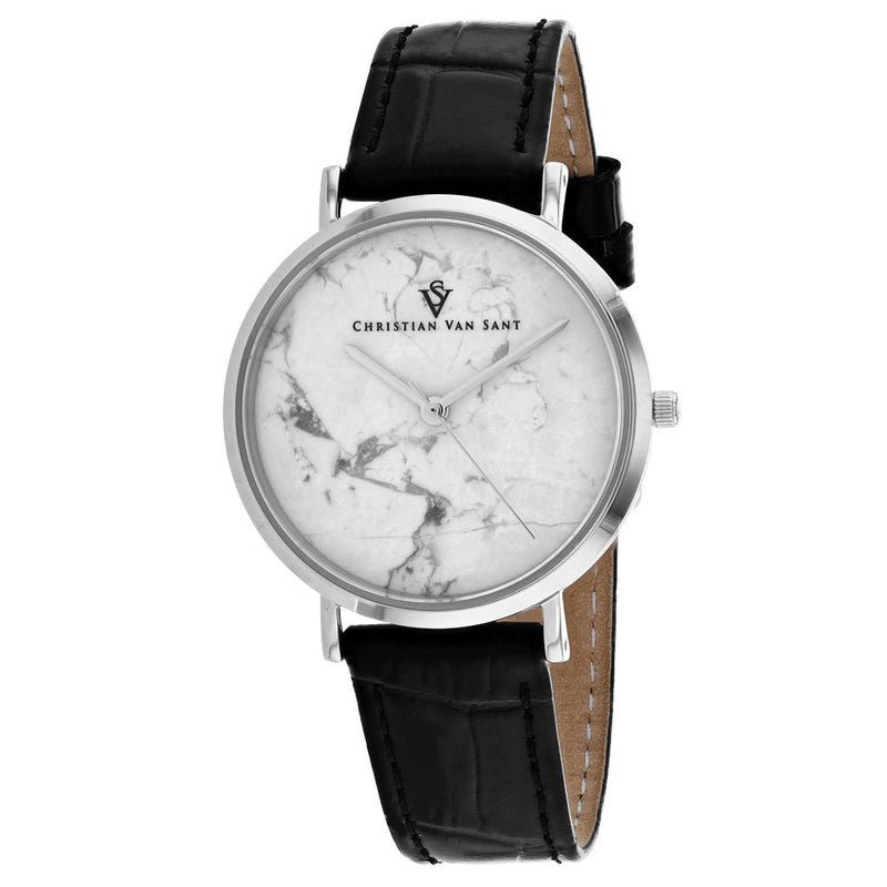 Bids.com Christian Van Sant Women's Lotus Watches White Smoke