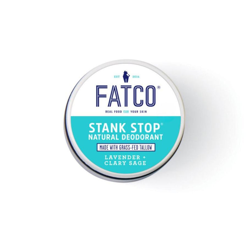 FATCO Skincare Products Stank Stop Cream Deodorant, Lavender+Sage, 2 Oz White Smoke