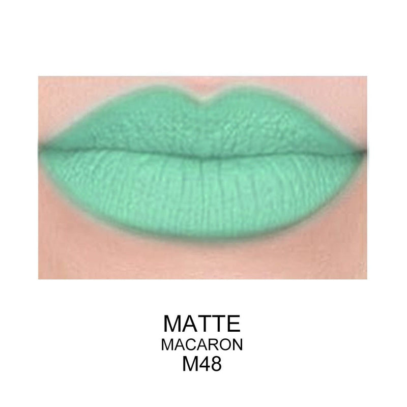 Prolux Cosmetics Best Matte Long Lasting Lip Gloss Lip Gloss Dark Sea Green 48 Macaroon