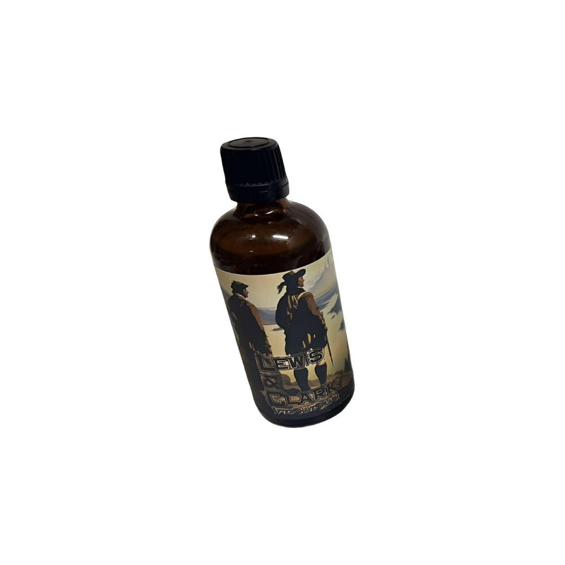 Strike Gold Shave Strike Gold Shave Lewis & Clark Shaving Collection Shaving Set White Smoke Aftershave Splash 3.4 oz