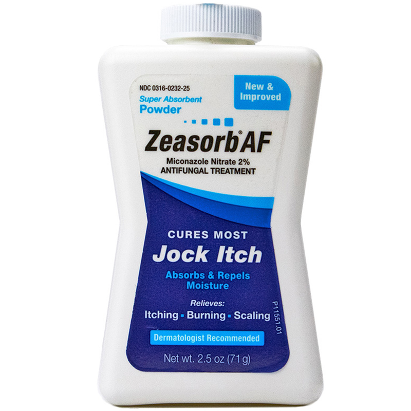 Zeasorb Zeasorb Antifungal Jock Itch Treatment Powder, 2.5 Oz First Aid White Smoke