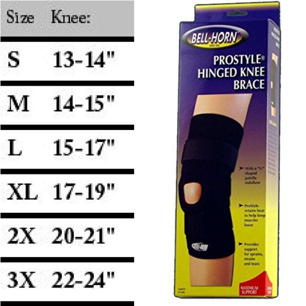 Bell Horn Bell Horn Prostyle Hinged Knee-support XXXL Exercise & Fitness White Smoke