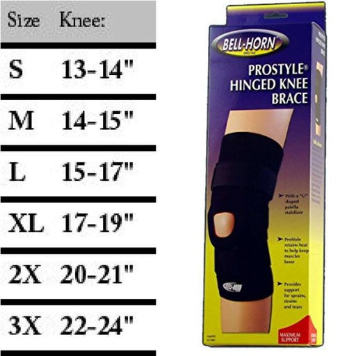 Bell Horn Bell Horn Prostyle Hinged Knee-support XXXL Exercise & Fitness White Smoke