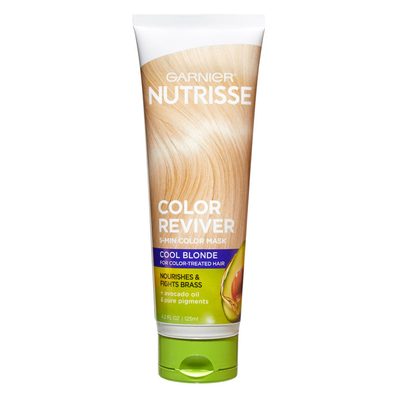 Garnier Garnier 5 Minute Nourishing Color Hair Mask, Cool Blonde, 4.2 Oz Hair Color White Smoke