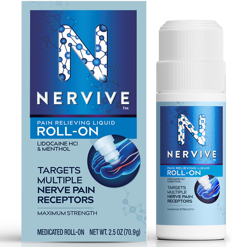 Nervive Nervive™ Nerve Relief – Maximum Strength Roll-On Medicine & Drugs White Smoke