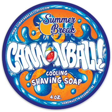Summer Break Soaps Summer Break - Soaps Cannonball! Shaving Soap - 4oz Shaving Soap Sandy Brown