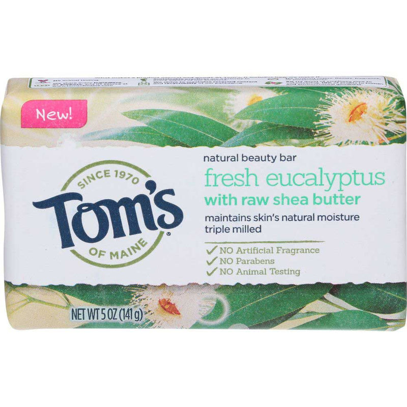 Tom's of Maine Tom's of Maine Natural Bar Soap, Fresh Eucalyptus, 5 Oz Bar Soap Lavender