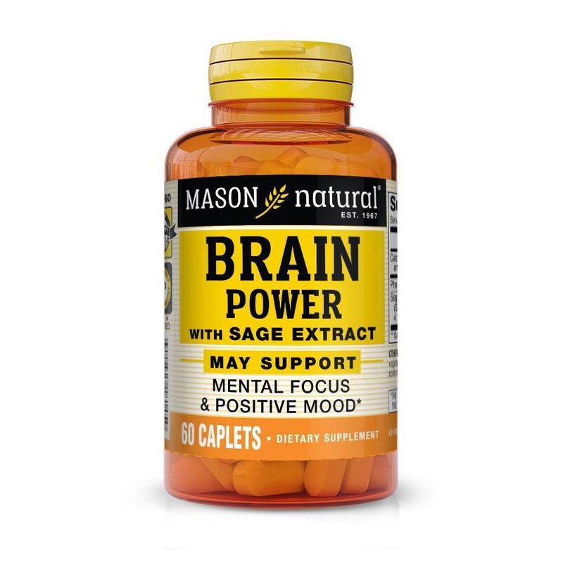 Mason Natural Mason Natural Brain Powder With Sage Extract - 60ct Vitamins & Supplements White Smoke