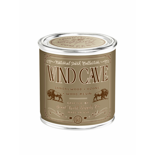 Good & Well Supply Co Wind Cave National Park Candle Candles Rosy Brown Half Pint / 8oz / Cotton Wick,Pint / 14oz / Cotton Wick