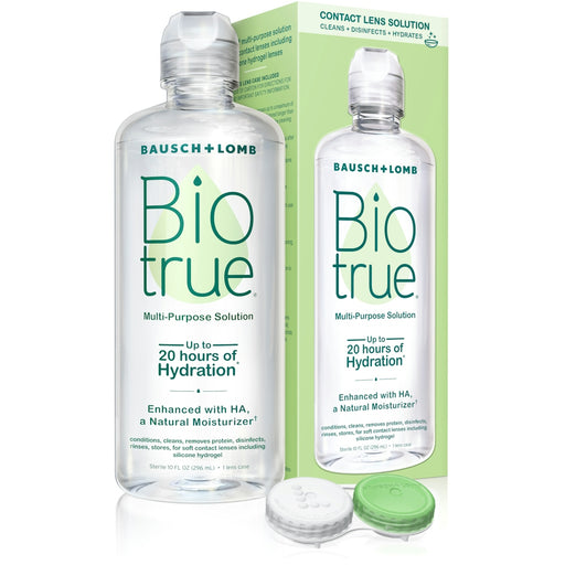 Biotrue Biotrue Bausch & Lomb Multi-Purpose Contact Lens Solution - 10 Fl Oz Contact Lens Solution White Smoke
