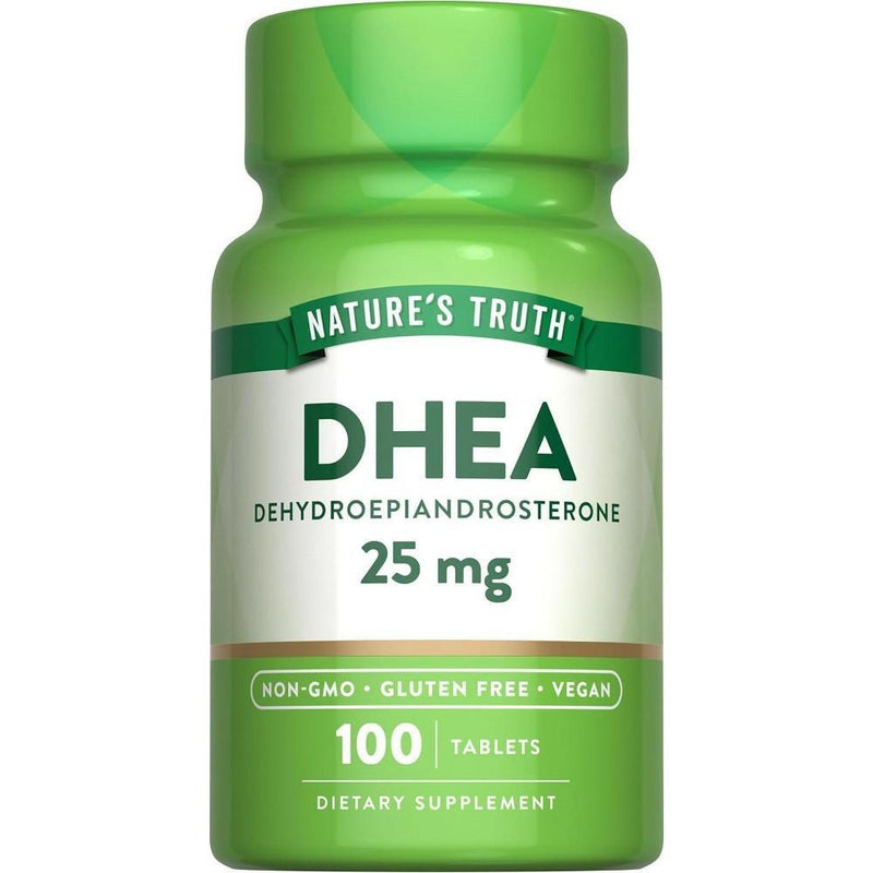 Nature's Truth Nature's Truth DHEA 25 Mg Tablets Vitamins & Supplements White Smoke