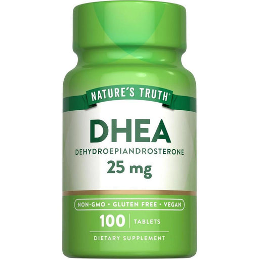 Nature's Truth Nature's Truth DHEA 25 Mg Tablets Vitamins & Supplements White Smoke