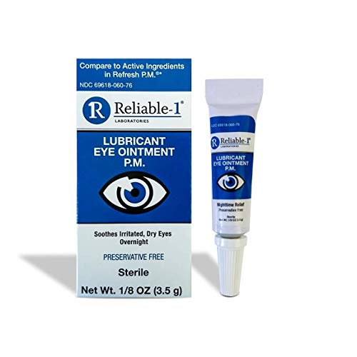 Reliable-1 Laboratories Reliable-1 Laboratories Lubricant Eye Ointment Sterile 3.5 Gram GERIMED ( Tube ) Eye Drops & Lubricants White Smoke