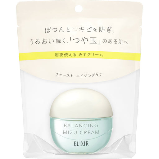 AsiaBeautyMall Shiseido Elixir Balancing Mizu Cream Moisturizer White Smoke