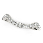 Bids.com 14k White Gold Modern Curved Style Pave Diamond Wedding Band (1/5 cttw) Rings White Smoke 3 / White Gold,3.5 / White Gold,4 / White Gold,4.5 / White Gold,5 / White Gold,5.5 / White Gold,6 / White Gold,6.5 / White Gold,7 / White Gold,7.5 / White Gold,8 / White Gold,8.5 / White Gold,9 / White Gold