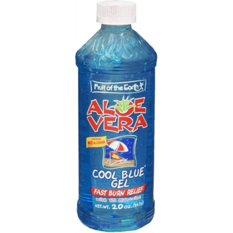 Fruit of the Earth Fruit of the Earth Aloe Vera Gel - Cool Blue - 20 Ounce Health & Beauty White Smoke