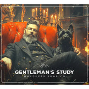 Macduffs Soap Company Macduffs Soap Company Gentleman's Study Shaving Collection Shaving Set Dark Slate Gray Aftershave Splash 3.4 oz