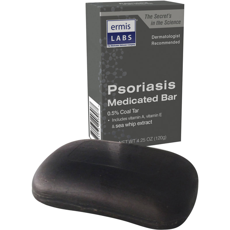 Ermis Labs Ermis Labs Laboratorios De La Psoriasis Medicado Bar, 4.25 Oz Bar Soap White Smoke