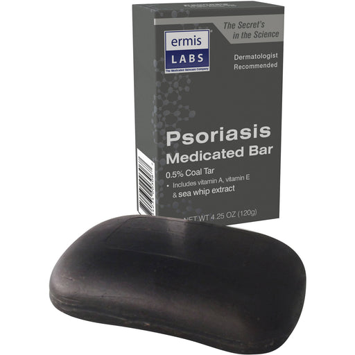 Ermis Labs Ermis Labs Laboratorios De La Psoriasis Medicado Bar, 4.25 Oz Bar Soap White Smoke