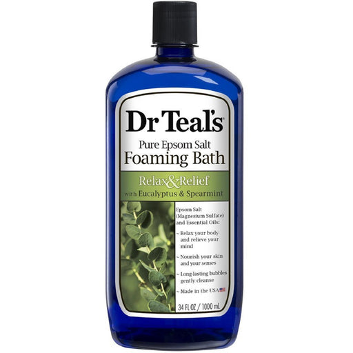 Dr Teal's Dr Teal's Relax & Relief Foaming Bath (34 fl oz) Bath & Body White Smoke