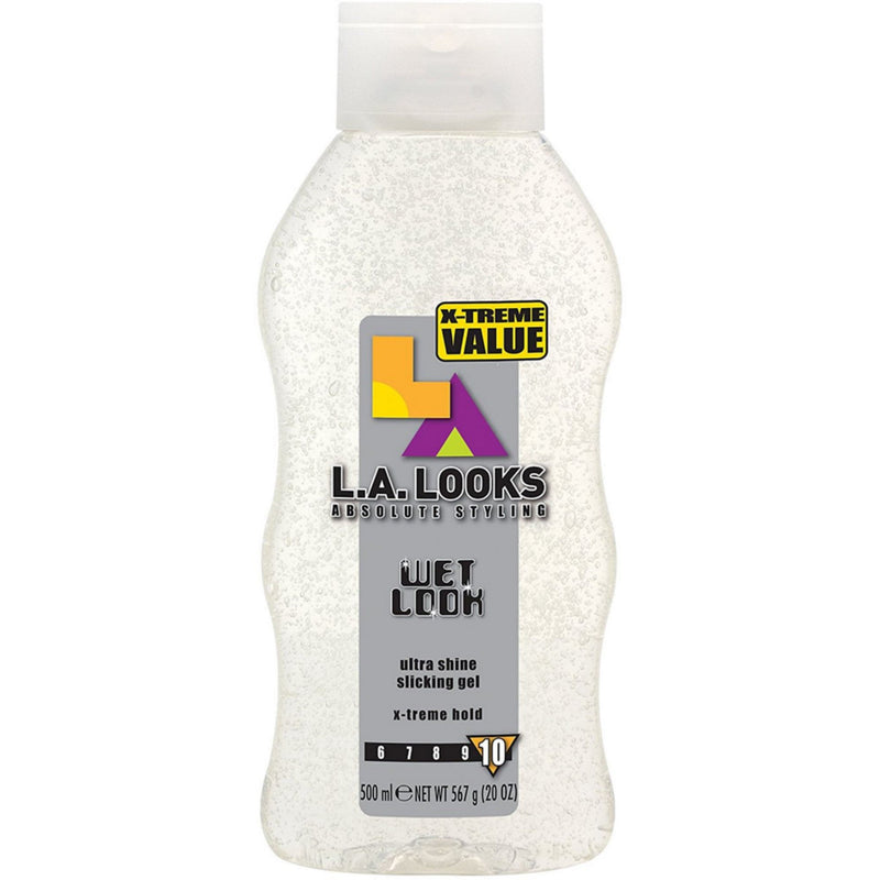 L.A. Looks L.A. Looks Hair Gel, Alcohol Free, Wet Look 20 Oz Hair Care Lavender