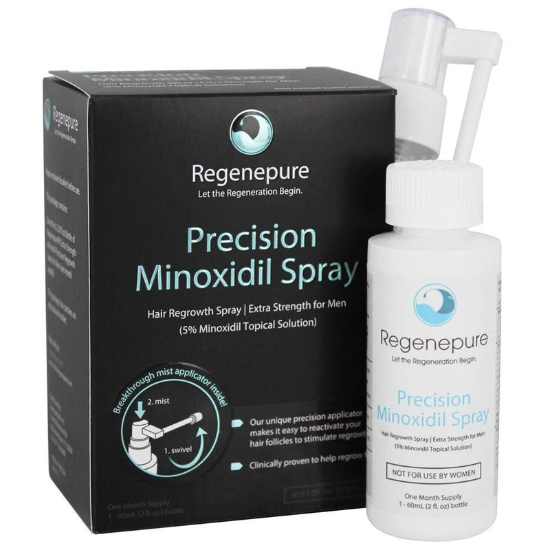 Regenepure Regenepure Precision Minoxidil Spray Extra Strength For Men - 2 Oz Hair Loss Treatments Dark Slate Gray