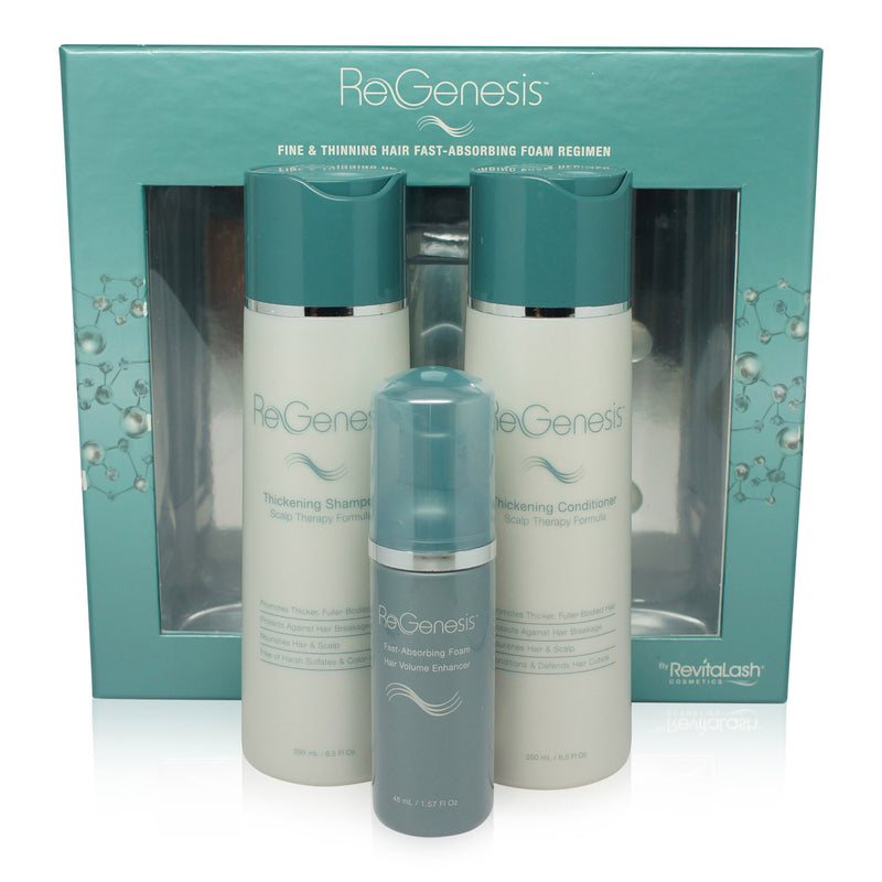 ReGenesis ReGenesis Fino Y El Adelgazamiento Del Cabello, De Rápida Absorción De Espuma Regimin White Smoke