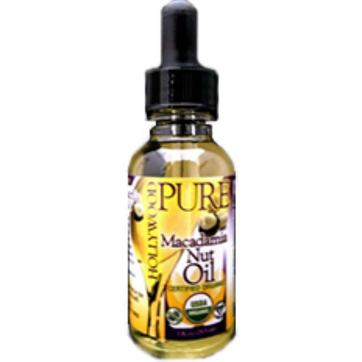 Hollywood Beauty Hollywood Beauty La Belleza De Orgánico Puro Aceite De Macadamia, 1 Oz Body Oil White Smoke