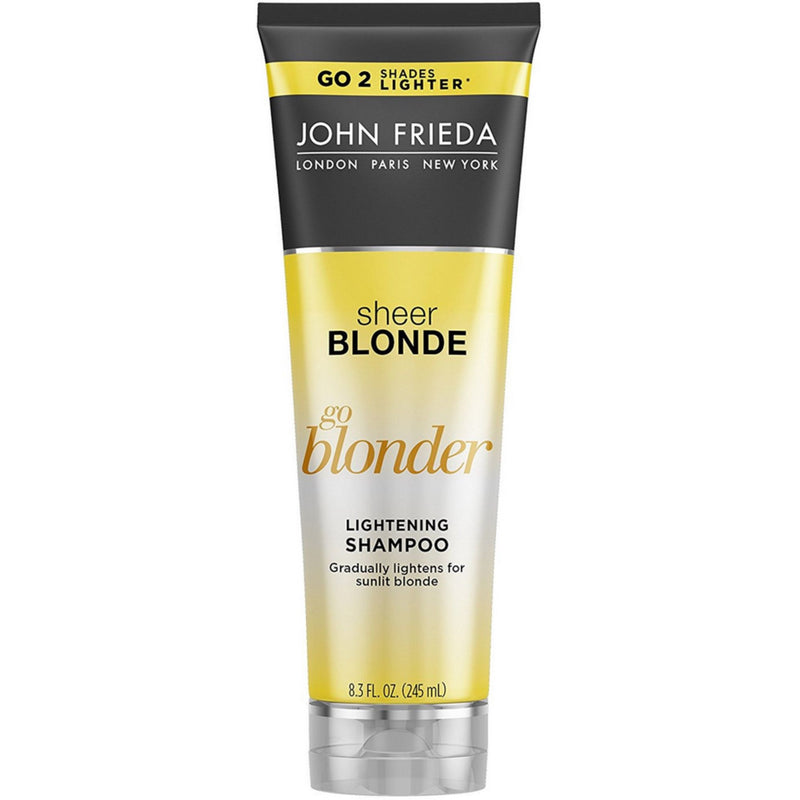 John Frieda John Frieda Sheer Blonde Go Blonder Gradual Lightening Shampoo, 8.3 Fl Oz Shampoo White Smoke