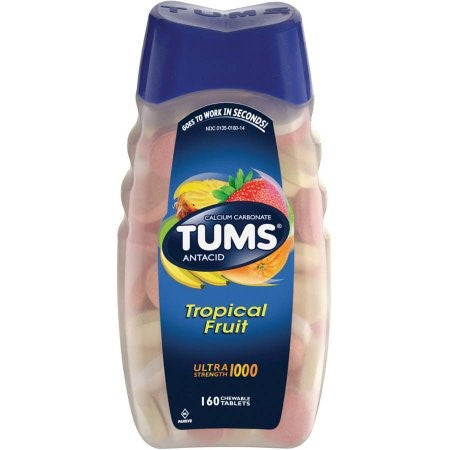 Tums Tums Ultra Tropical Fruit Tablets Health & Beauty White Smoke
