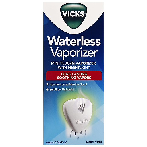 Vicks Vicks Soothing Vapors Plug-In Waterless Vaporizer & Nightlight Menthol Scent Personal Care Lavender