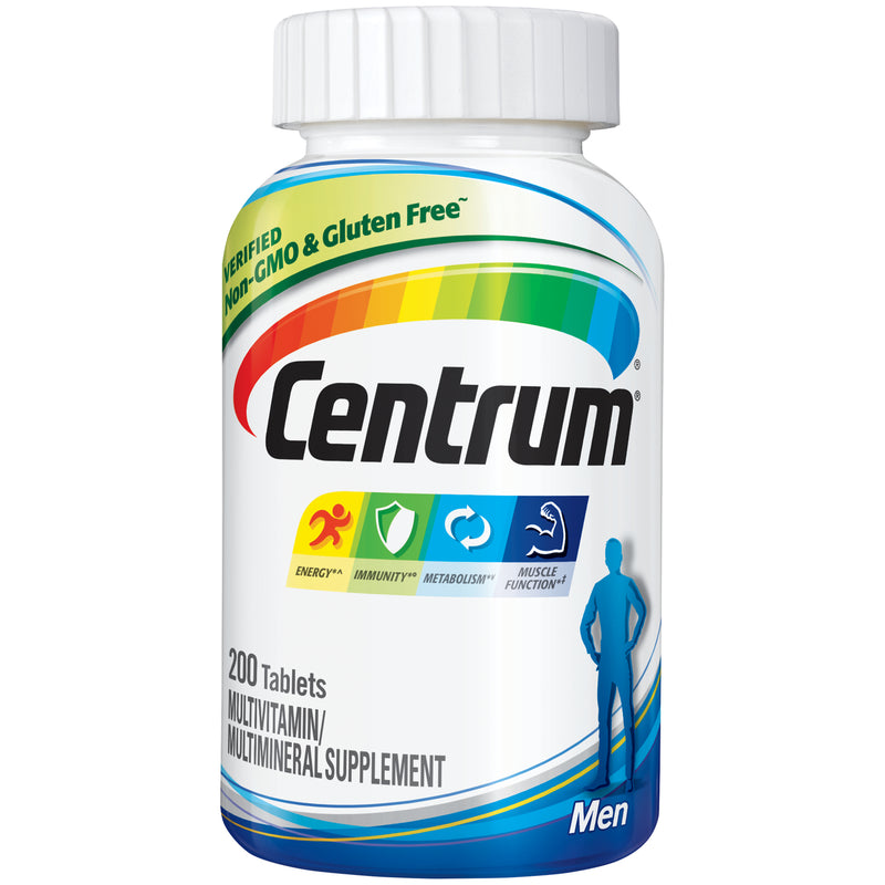 Centrum Centrum Multivitamin For Men Tablets Vitamins & Supplements White Smoke