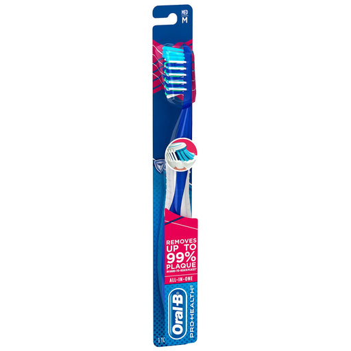 Oral-B Oral-B Pro-Health All-in-One Manual Toothbrush, Medium Toothbrushes White Smoke