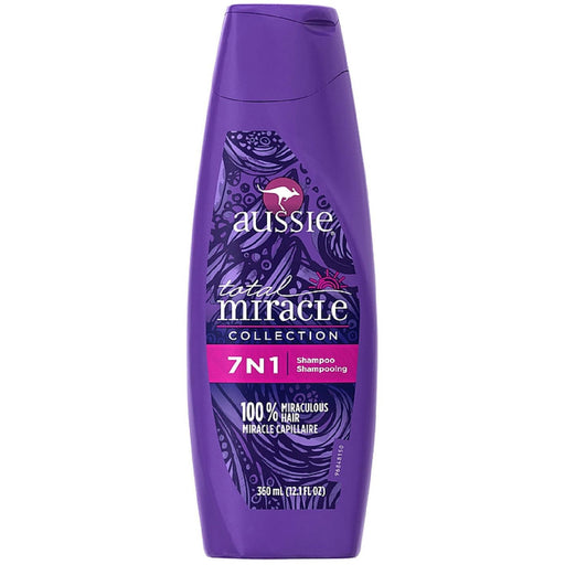 Aussie Aussie Total Miracle Shampoo with Apricot & Australian Macadamia Oil, 12.1 fl oz Shampoo White Smoke