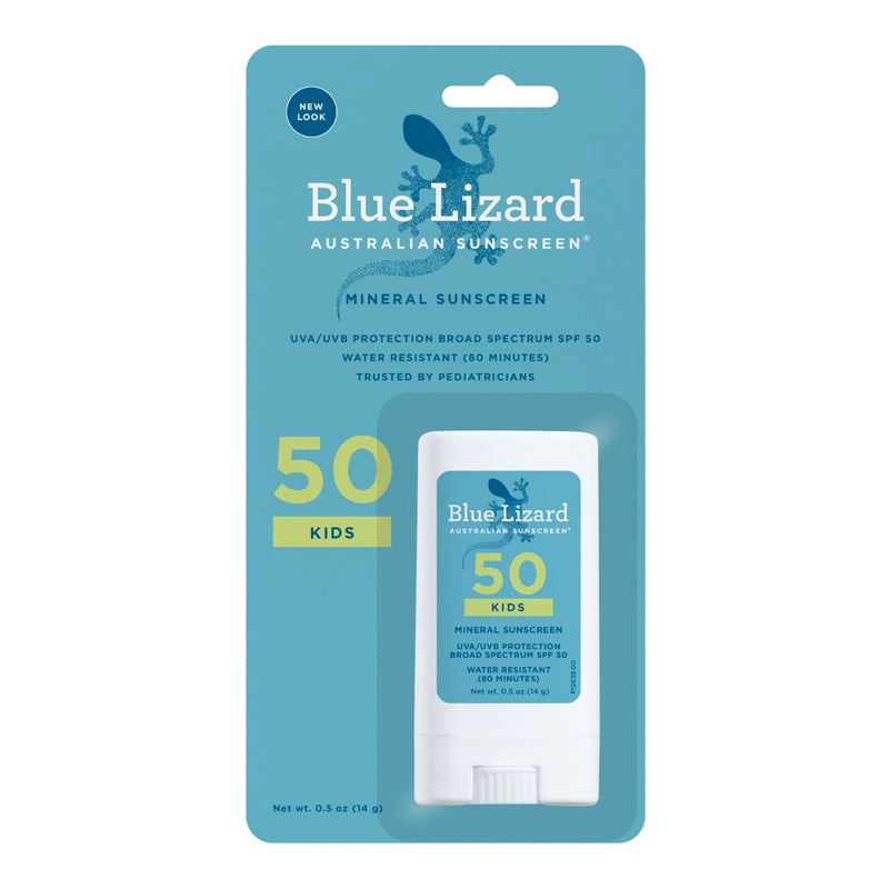 Blue Lizard Blue Lizard Kids Mineral Sunscreen Stick - SPF 50 - 0.5 Oz Sunscreen Cadet Blue
