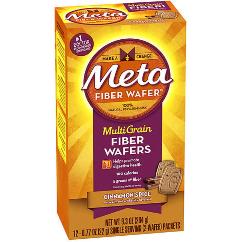 Metamucil Metamucil Fiber Thins, Psyllium Husk Supplement, Digestive Health Support Cinnamon Spice Health & Beauty Gold