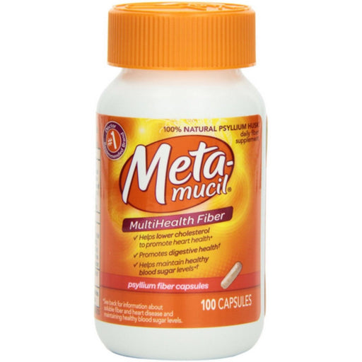 Metamucil Metamucil Fiber, 3 In 1, Capsules Health & Beauty White Smoke