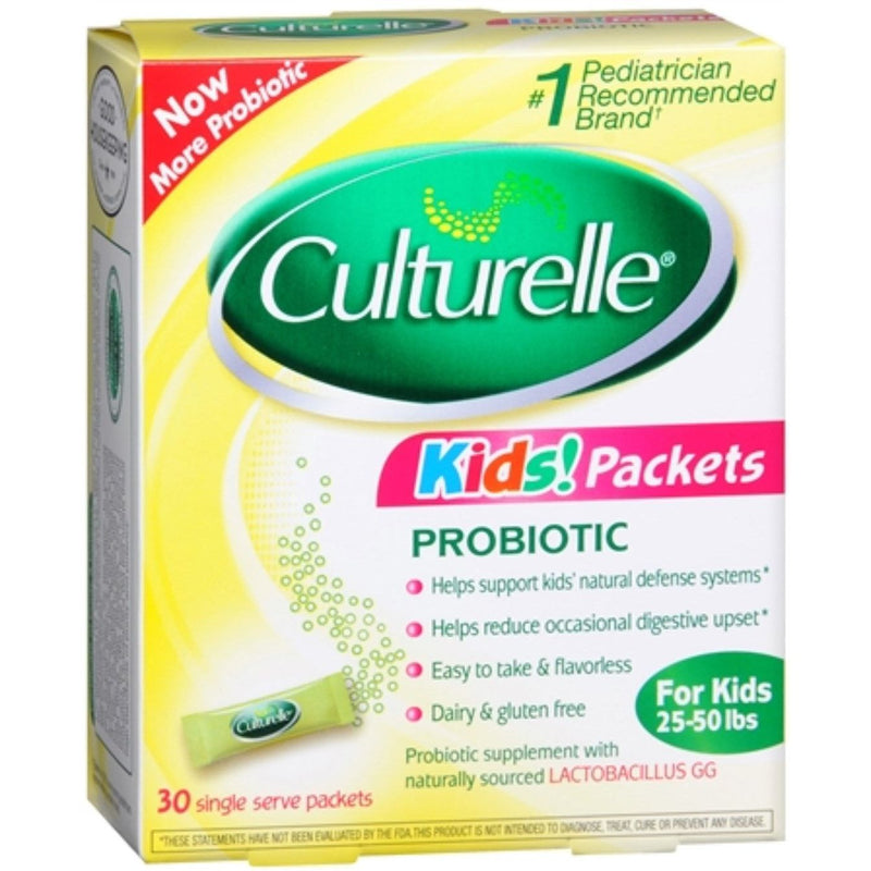 Culturelle Culturelle Probiotics Kids Daily Probiotic Dietary Supplement Packets 30 ct Vitamins & Supplements White Smoke