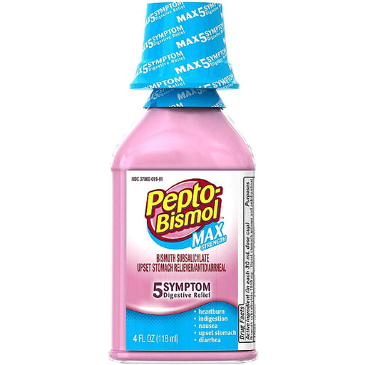 Pepto Bismol Pepto Bismol Ultra Upset Stomach Reliever/Antidiarrheal 4 Fl Oz Health & Beauty White Smoke