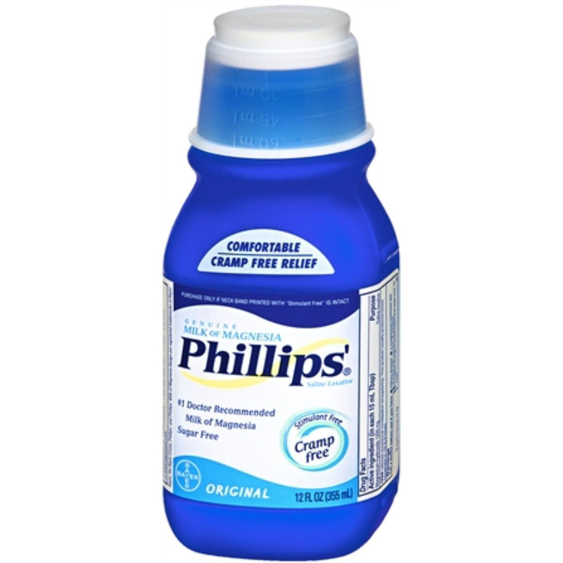 Phillips' Phillips' Saline Laxative, Milk Of Magnesia, Original 12 Fl Oz Health & Beauty White Smoke