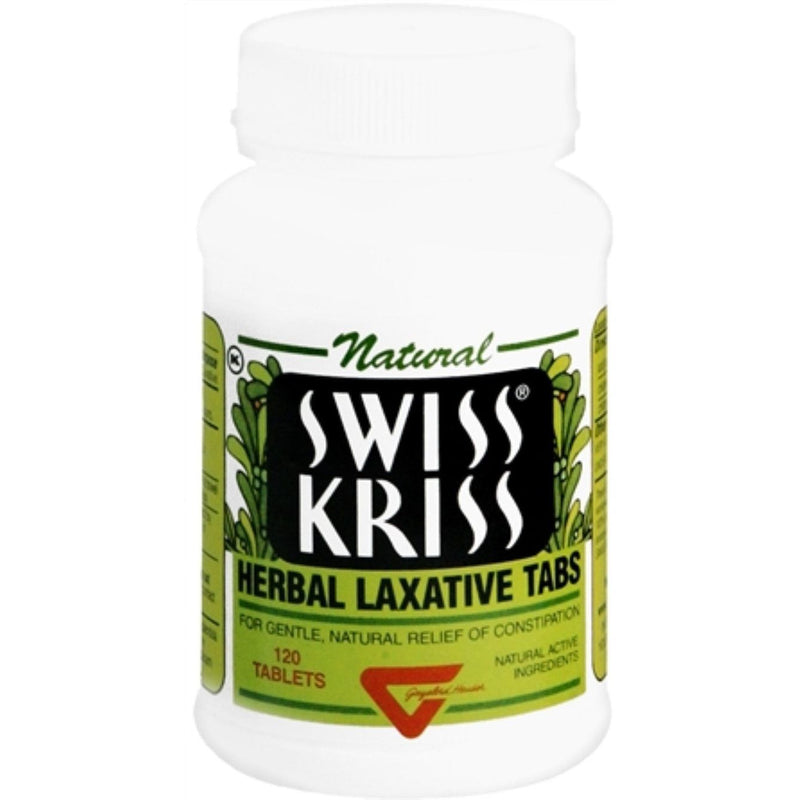 Swiss Kriss Swiss Kriss Modern Natural Products Herbal Laxative - 120 Tablets Health & Beauty Black