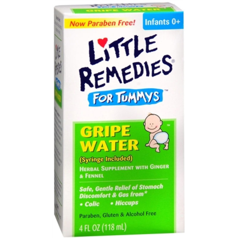 Little Remedies Little Remedies Gripe Water, Colic & Gas Relief, Safe For Newborns, 4 Fl Oz Baby & Toddler White Smoke
