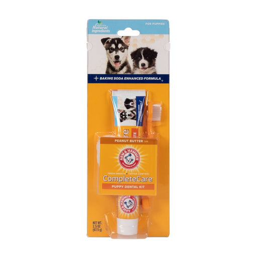 Arm & Hammer Arm & Hammer Complete Care Puppy Dental Kit 2.5oz Dog Supplies Goldenrod