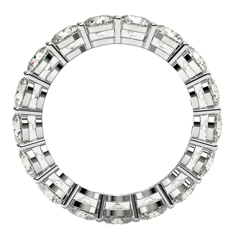 Bids.com Round Cut Lab Grown Diamond Eternity Ring in 14k White Gold (3 cttw FG/VS2) Rings White Smoke 4 / White Gold,4.5 / White Gold,5 / White Gold,5.5 / White Gold,6 / White Gold,6.5 / White Gold,7 / White Gold,7.5 / White Gold,8 / White Gold,8.5 / White Gold,9 / White Gold