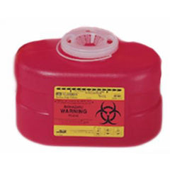 BD BD Sharps Collector 3.3 Qt Red #305488 Medical Supplies White Smoke