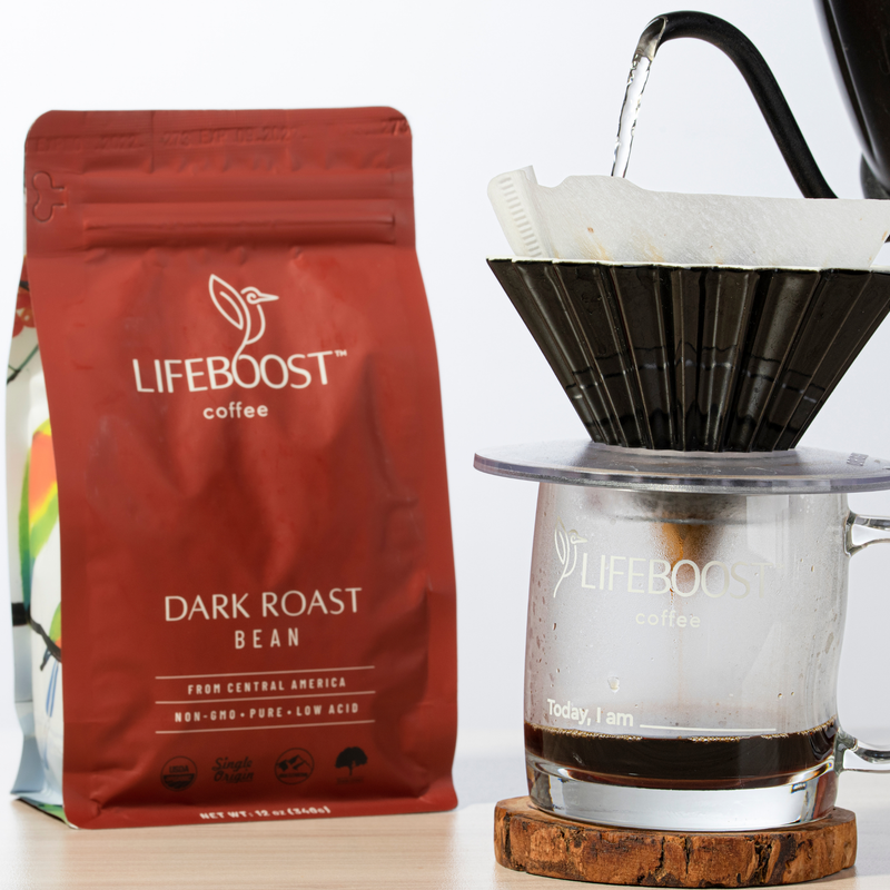 Lifeboost Coffee Embolden Dark Roast Dark Roast Brown Whole Bean / 1,Whole Bean / 3,Whole Bean / 6,Ground / 1,Ground / 3,Ground / 6,Go Bags / 1,Go Bags / 3,Go Bags / 6