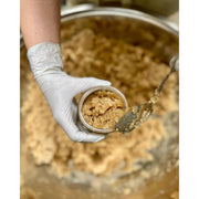 MION Artisan Soap Co. Cinnamon and Orange Sugar Scrub | Medium Dark Khaki