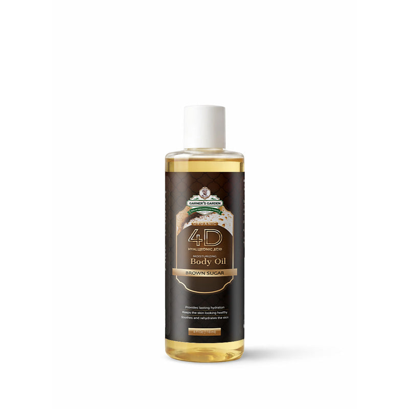 Garner's Garden 4D Hyaluronic Acid Body Oil Body Oil White Smoke Brown Sugar / 4oz